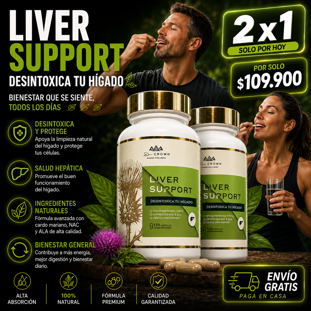 LiverMax – OFERTA 2X1  Soporte Avanzado para la Salud del Hígado, Digestión y Energía ✅