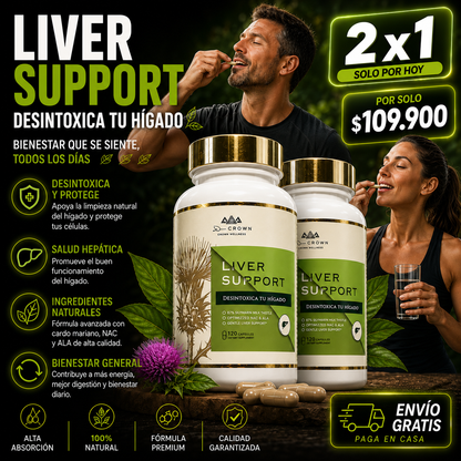 LiverMax – OFERTA 2X1  Soporte Avanzado para la Salud del Hígado, Digestión y Energía ✅